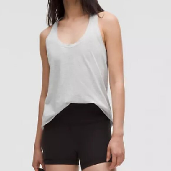 Lululemon Love Tank in Heathered Core Ultra Light Grey, Size 6 - Picture 8 of 8